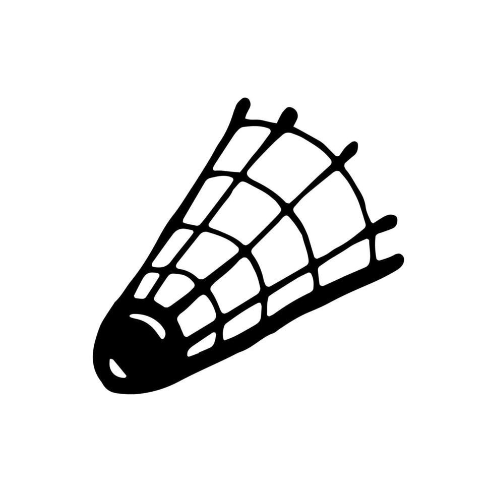 Shuttlecock. Vector clipart. Isolated