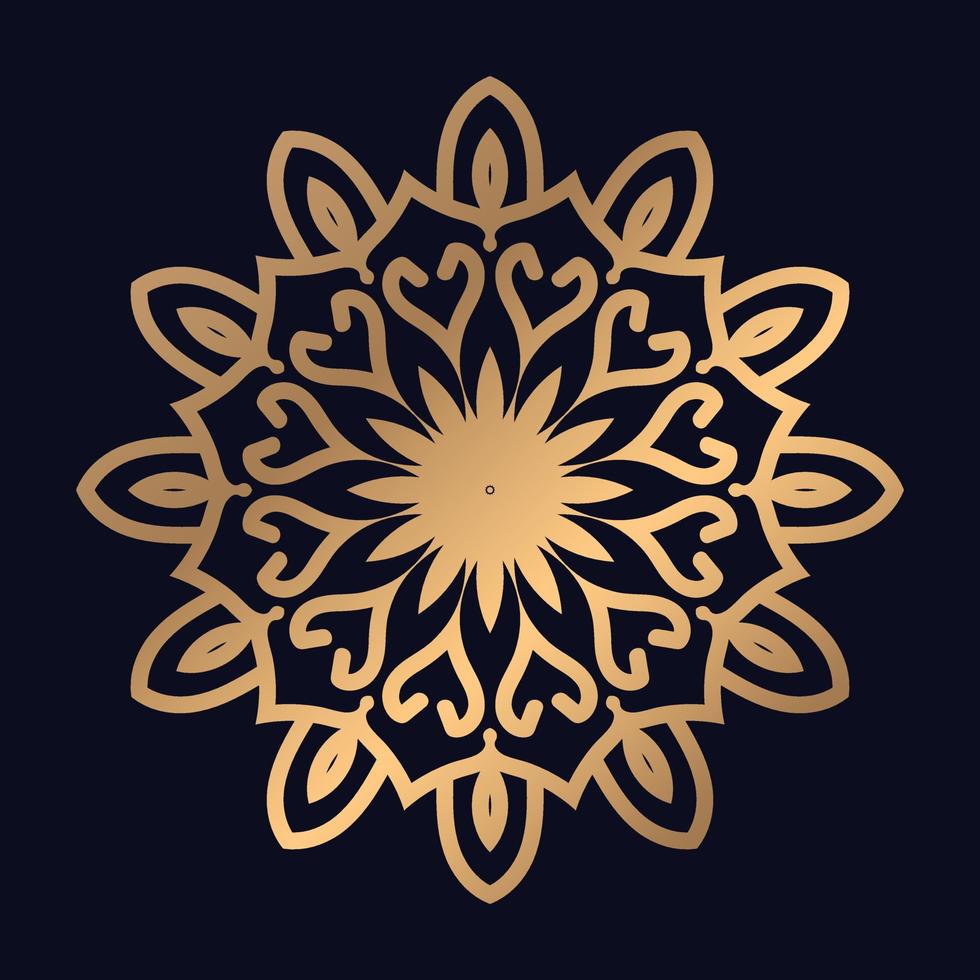 Colorful mandala Mandala art design simple Background vector