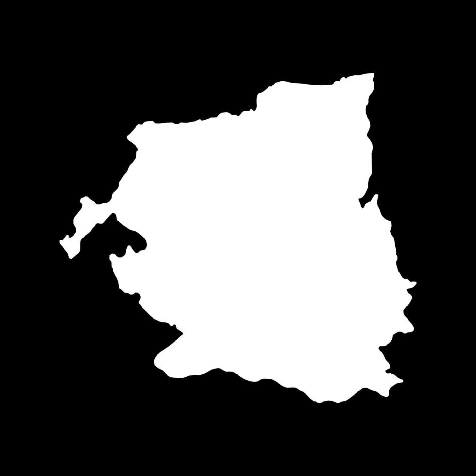 Sud Vest development region map, region of Romania. Vector illustration.