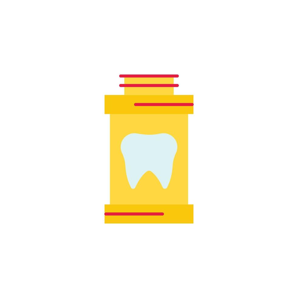 Dentistry, dental, dentist, doctor, hospital medicine teeth color vector icon illustration