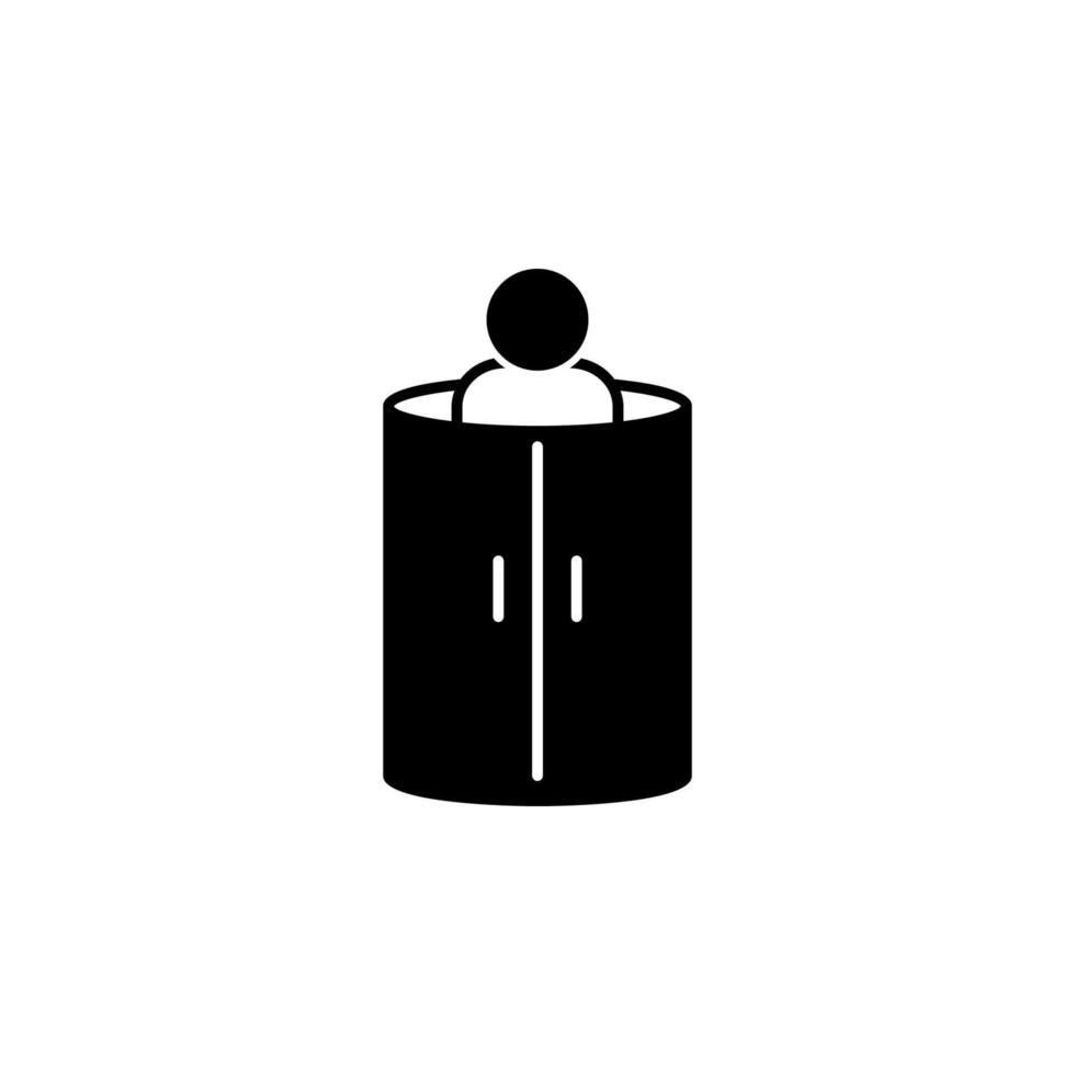cryotherapy, freezing vector icon illustration