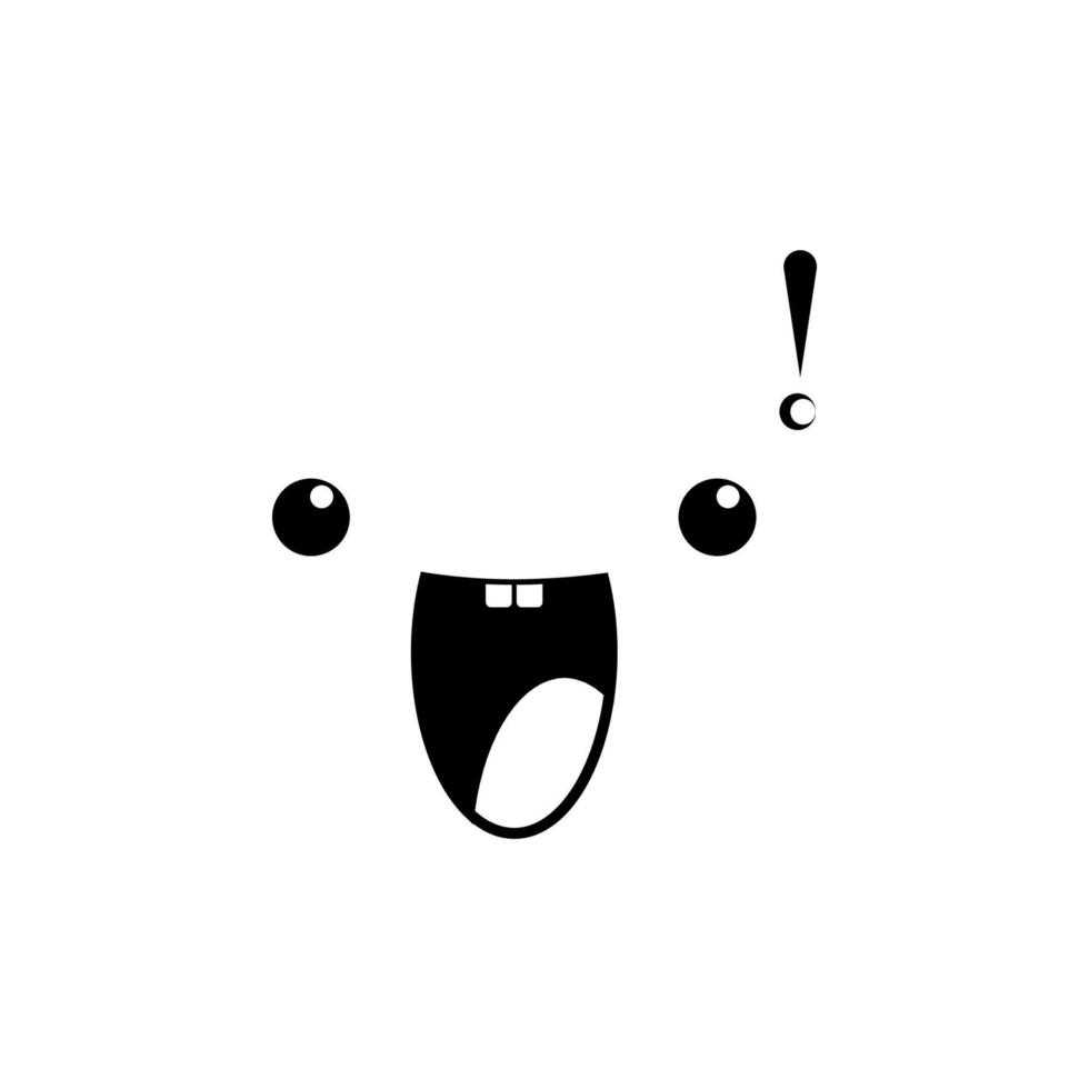 show teeth face vector icon illustration