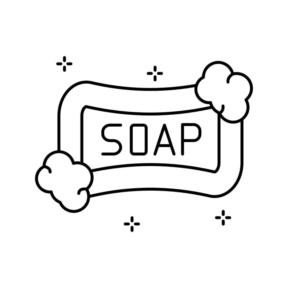 Soap, foam vector icon illustration