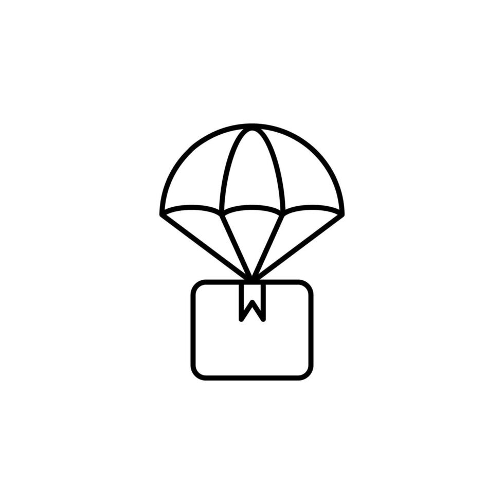 Hot air balloon vector icon illustration