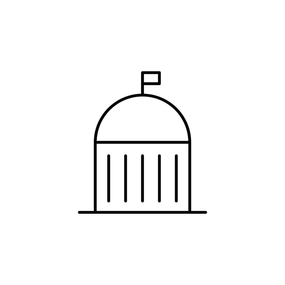 capitol vector icon illustration