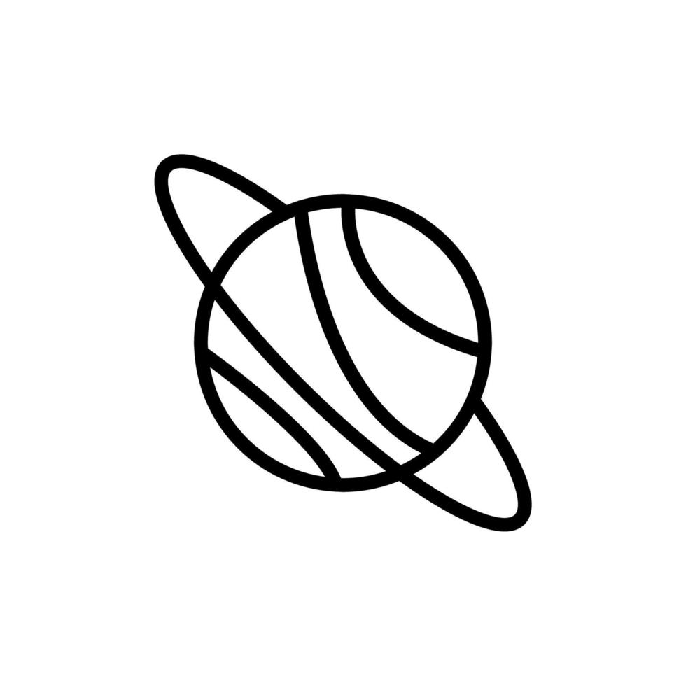 planeta espacio vector icono ilustración