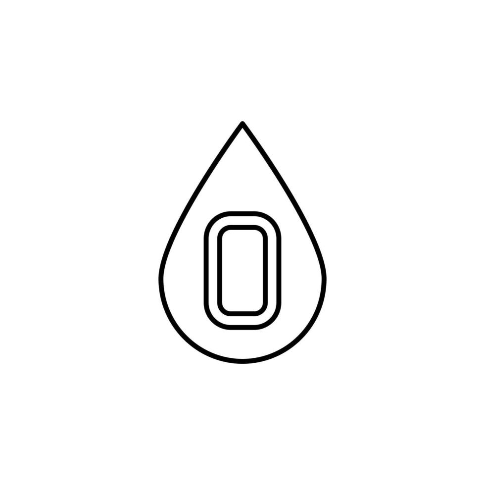 blood, type, blood donation vector icon illustration