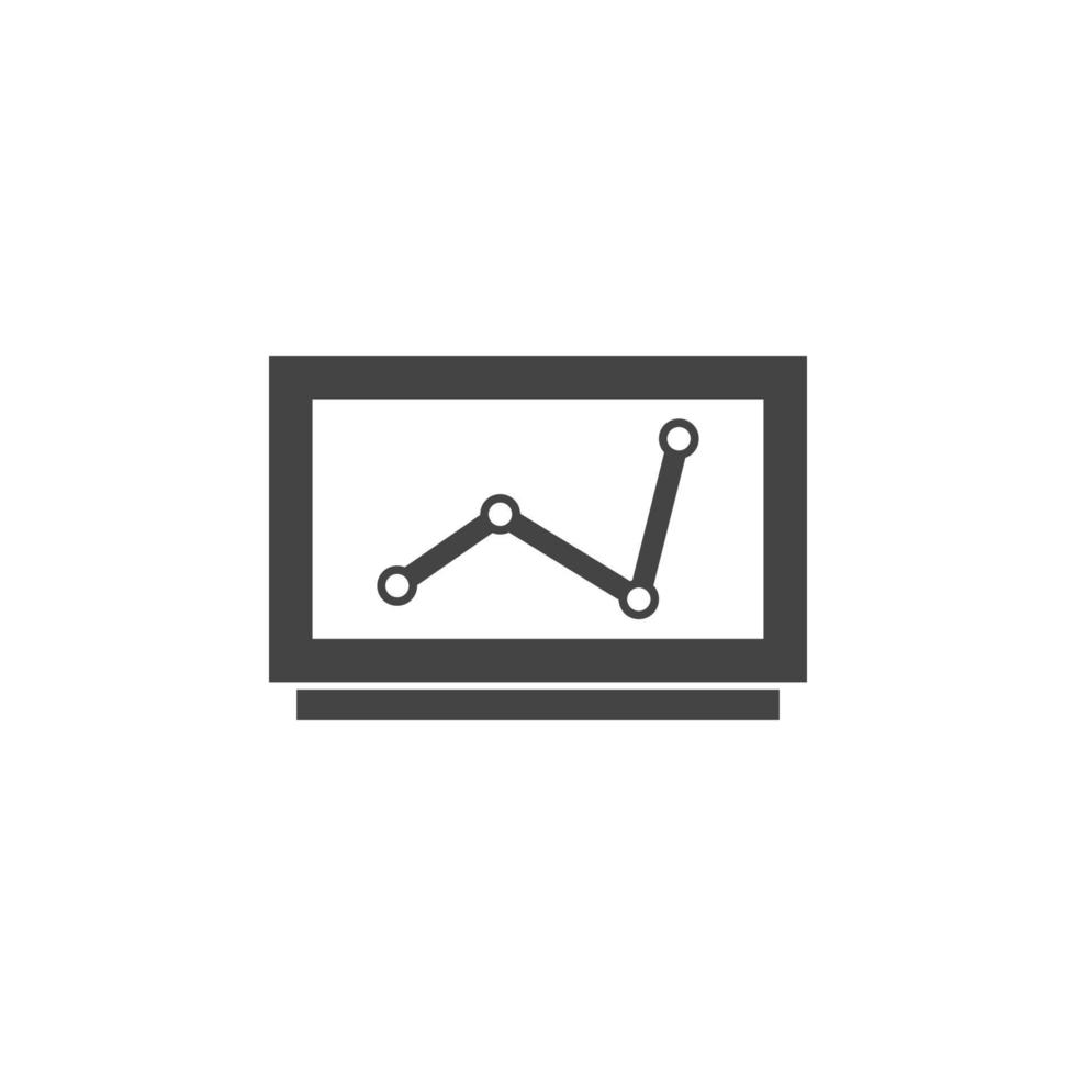 board, chart vector icon illustration