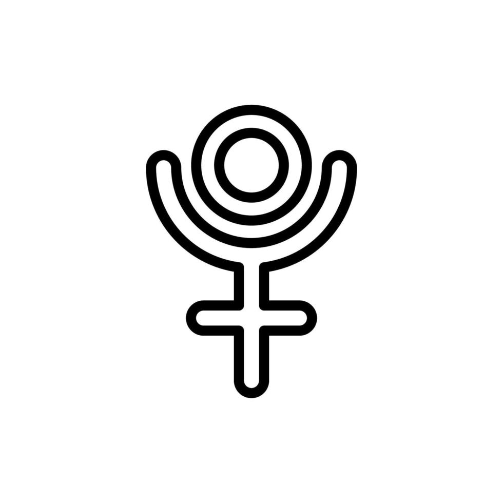Pluto symbol vector icon illustration