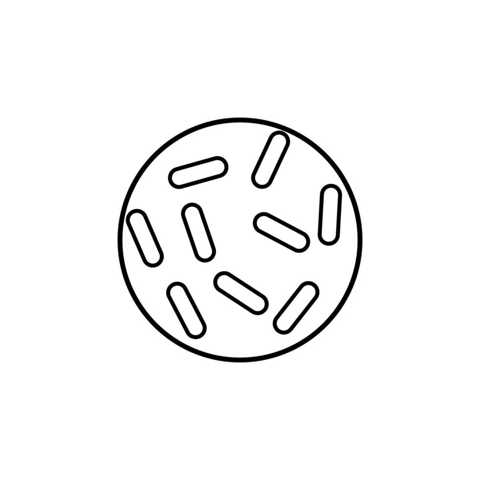 bacterias vector icono ilustración