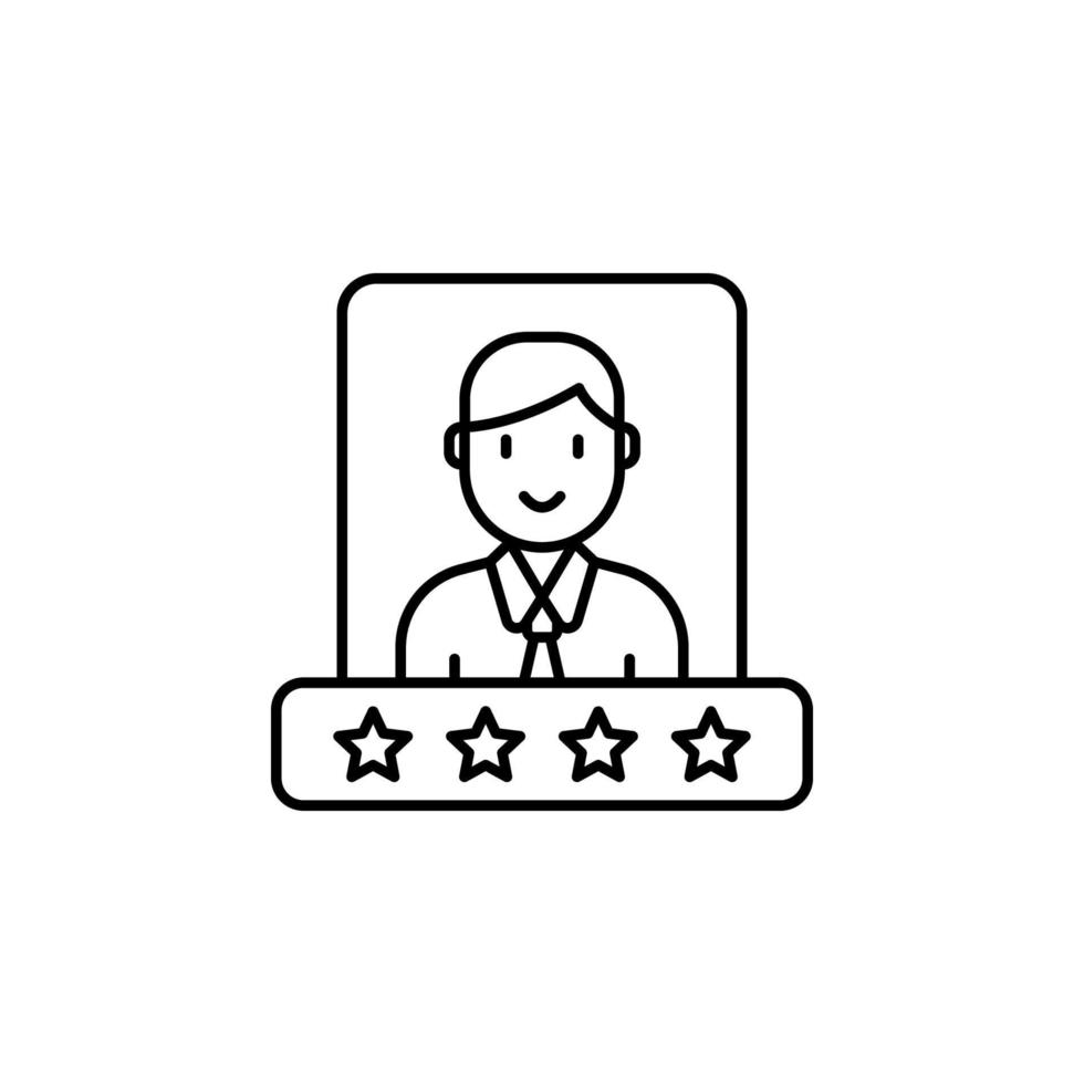 rating, star, seo web vector icon illustration