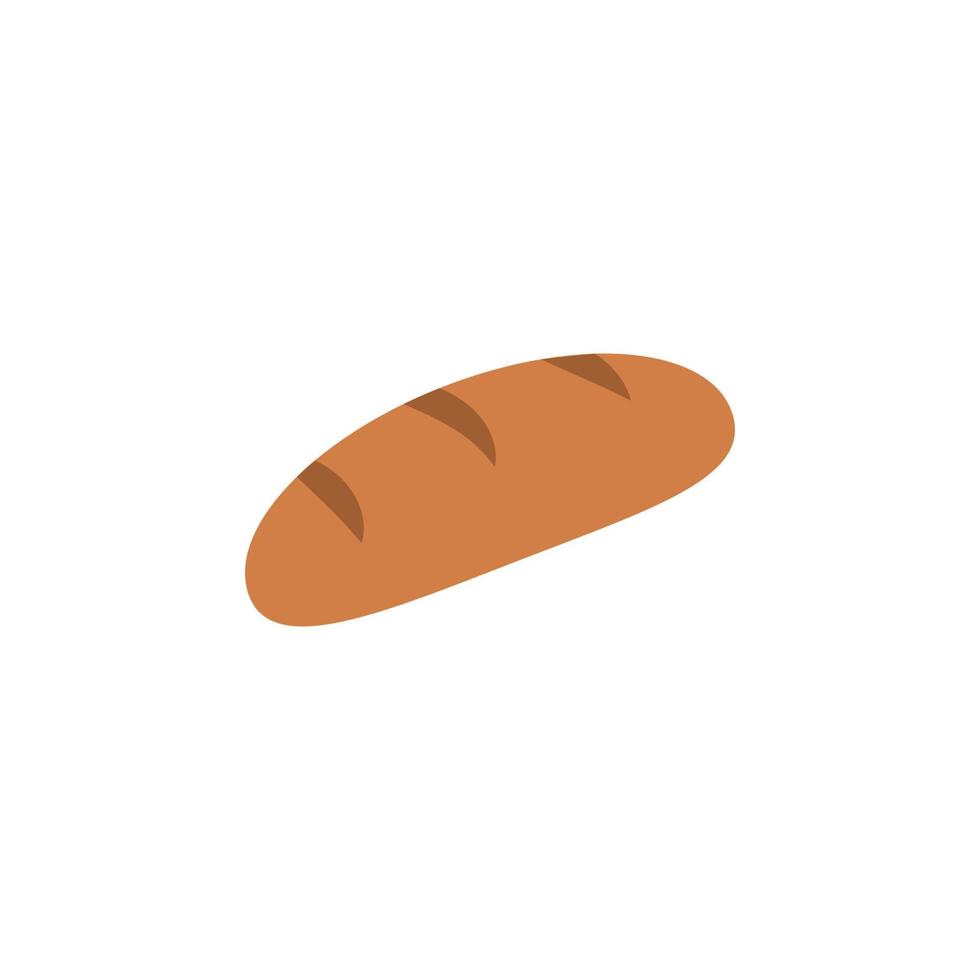 bread colored vector icon illustration