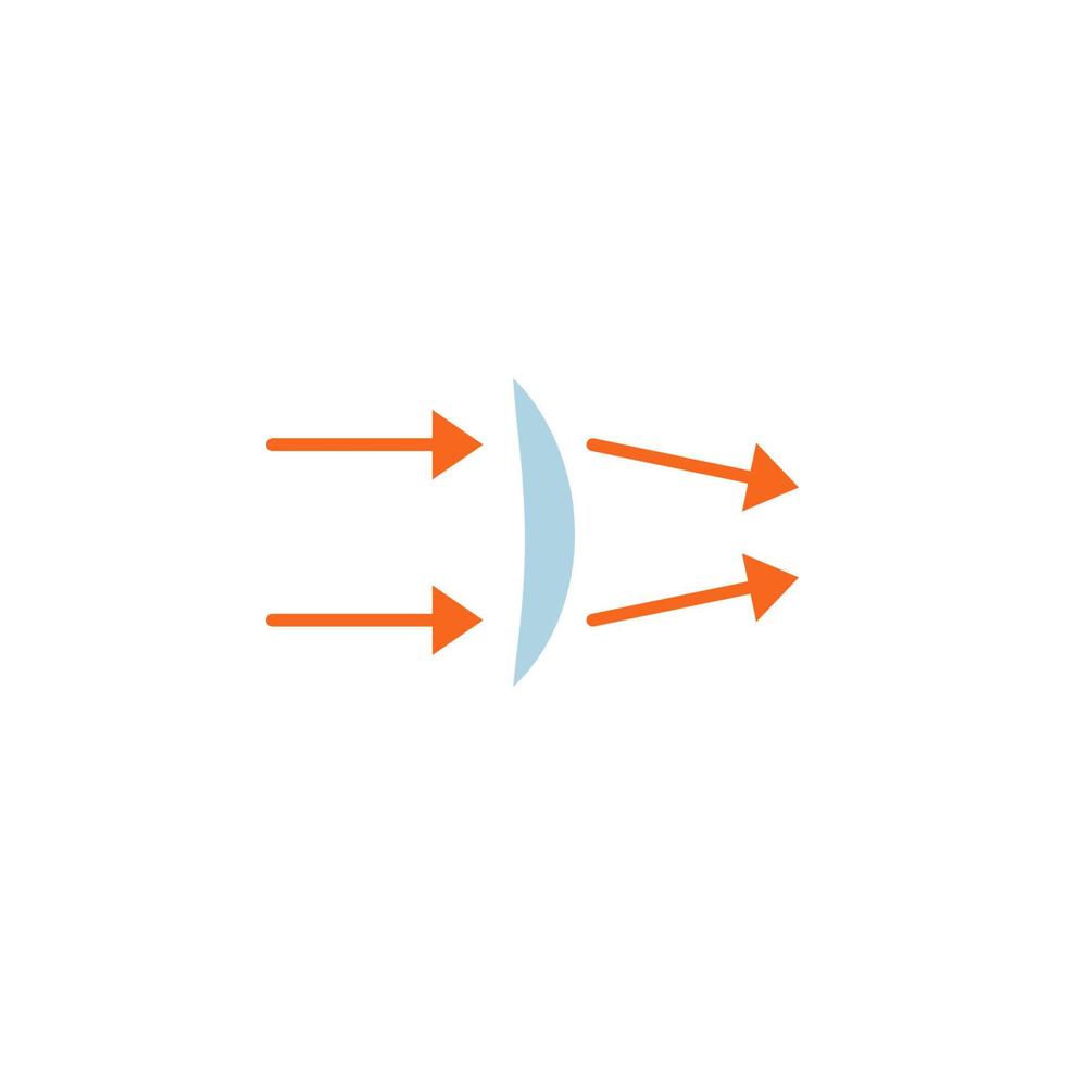 contact lens vector icon illustration