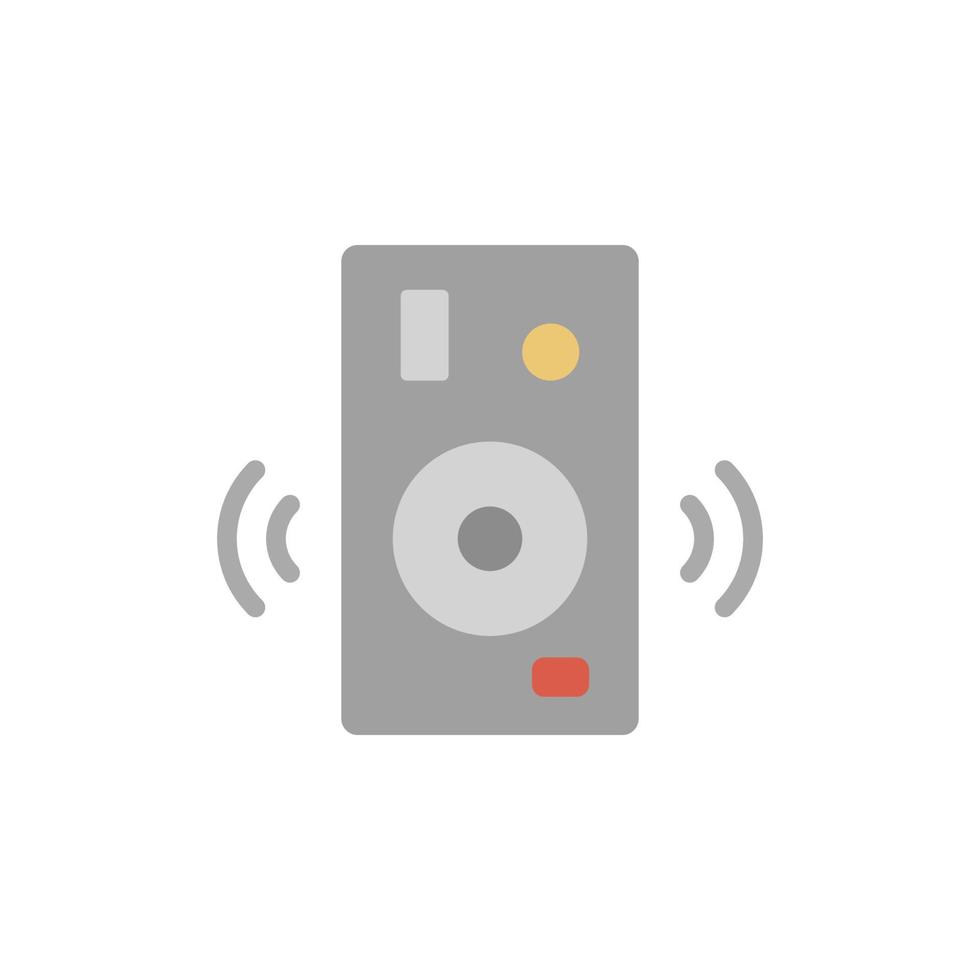Music, speakers vector icon illustration