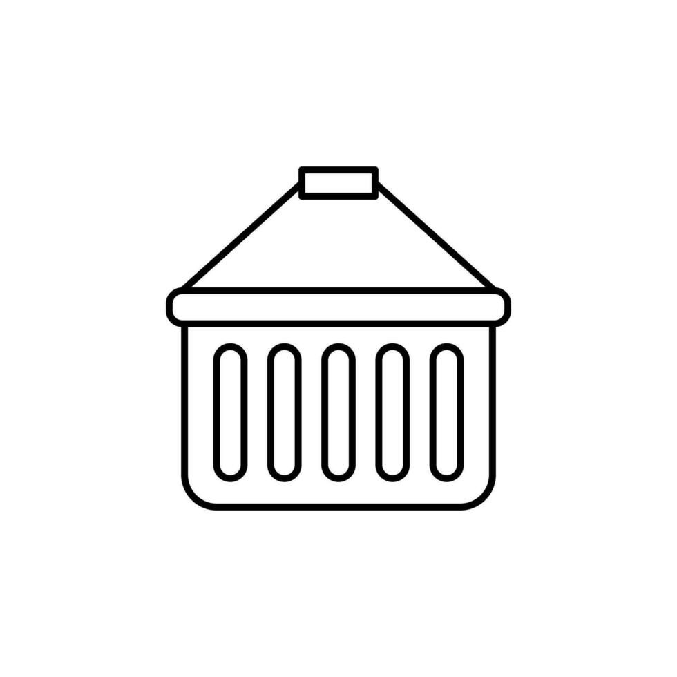 convenience store sign vector icon illustration