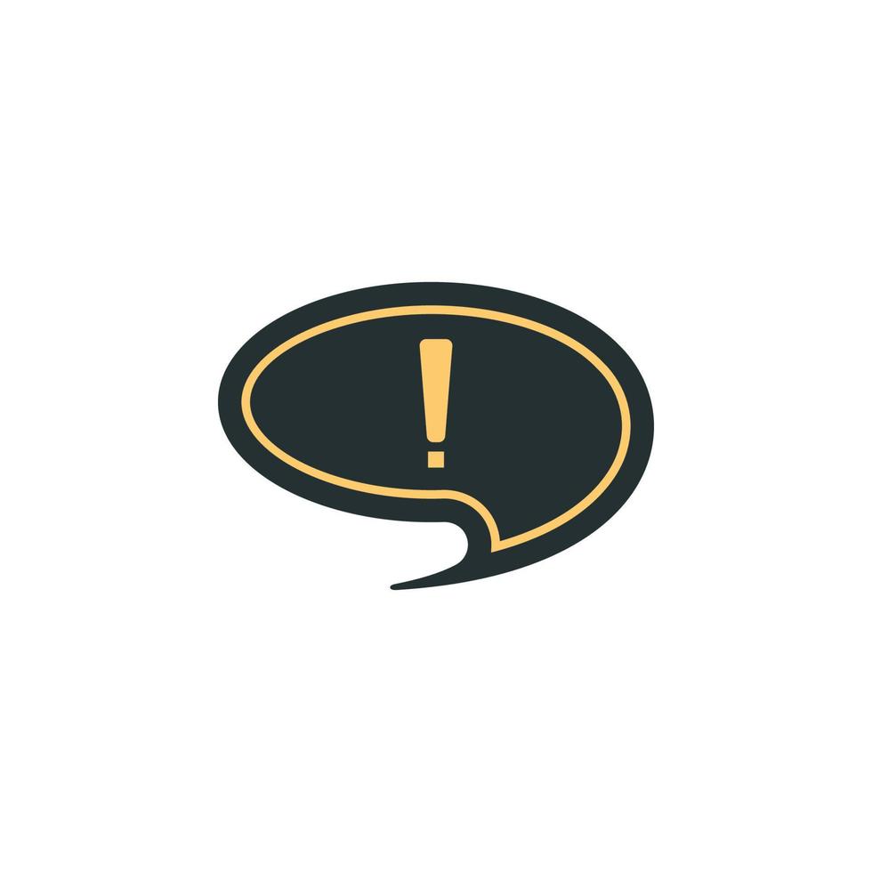express an exclamation vector icon illustration