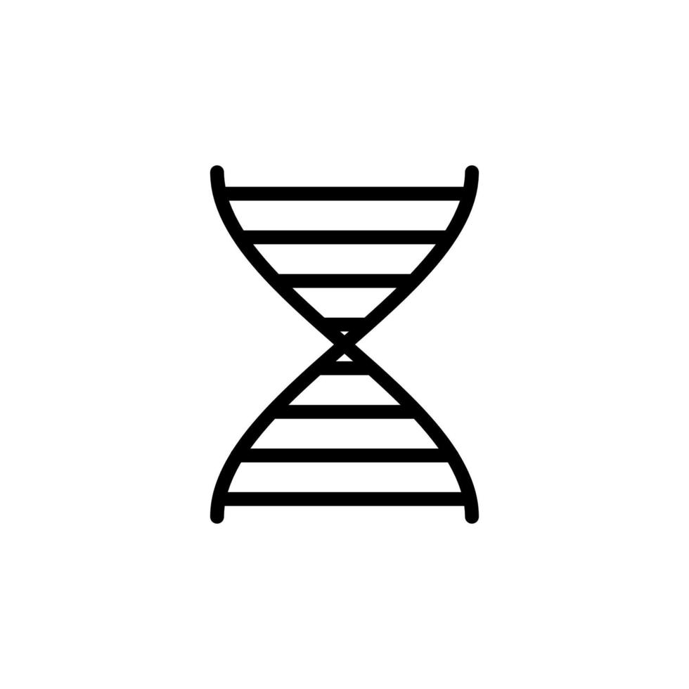 gene structure vector icon illustration