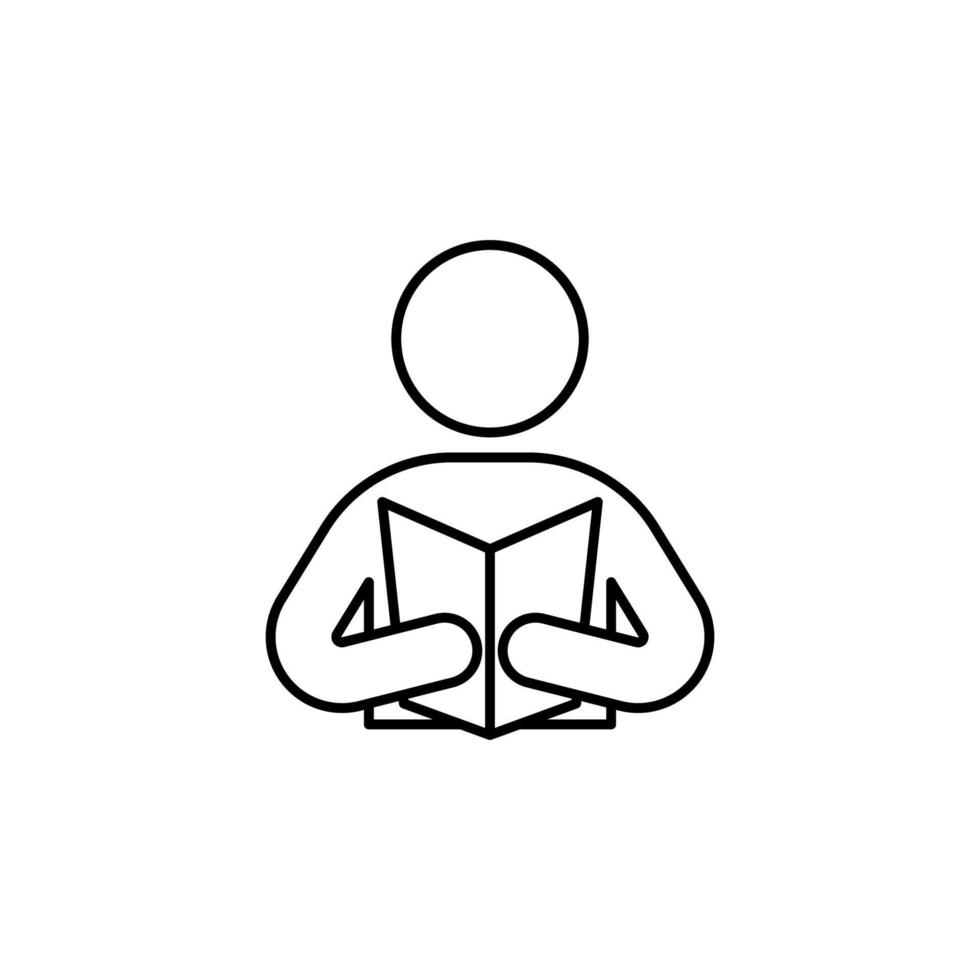 library sign vector icon illustration
