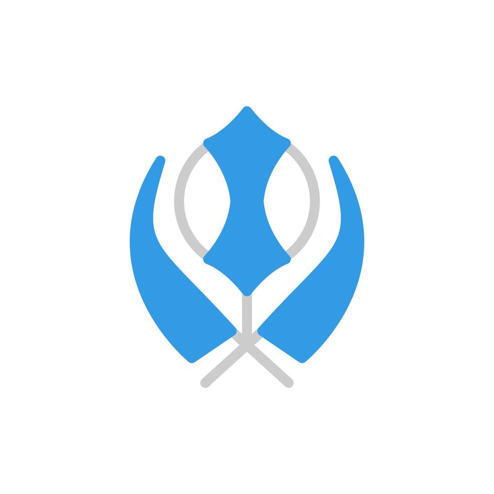 Symbol Khandwa vector icon illustration
