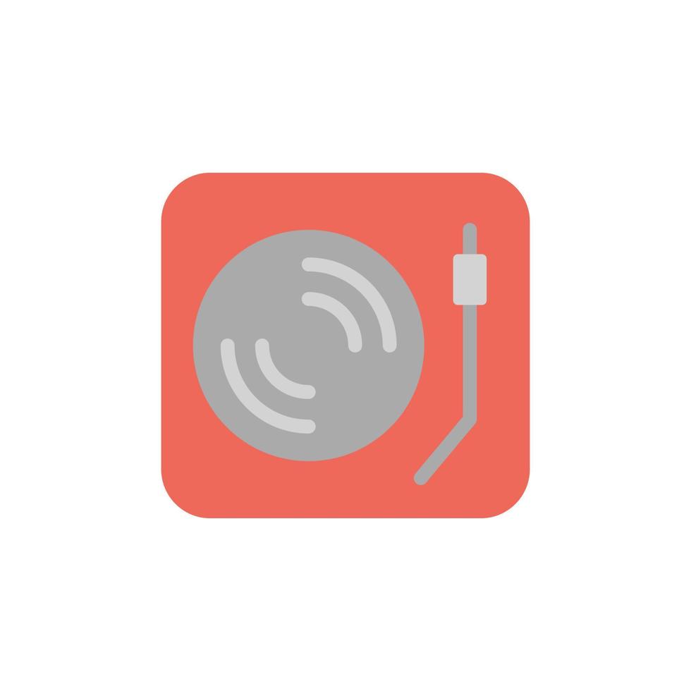 Record player vector icon illustration