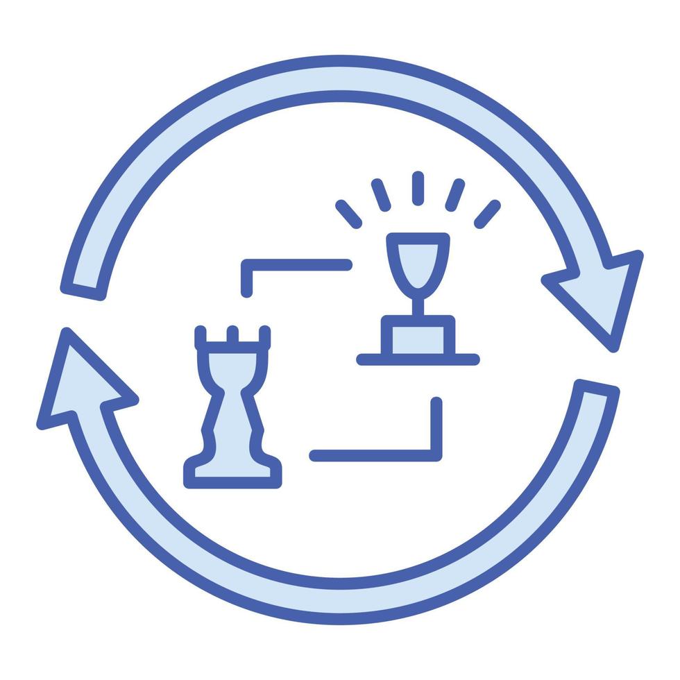 continuous icon editable vector