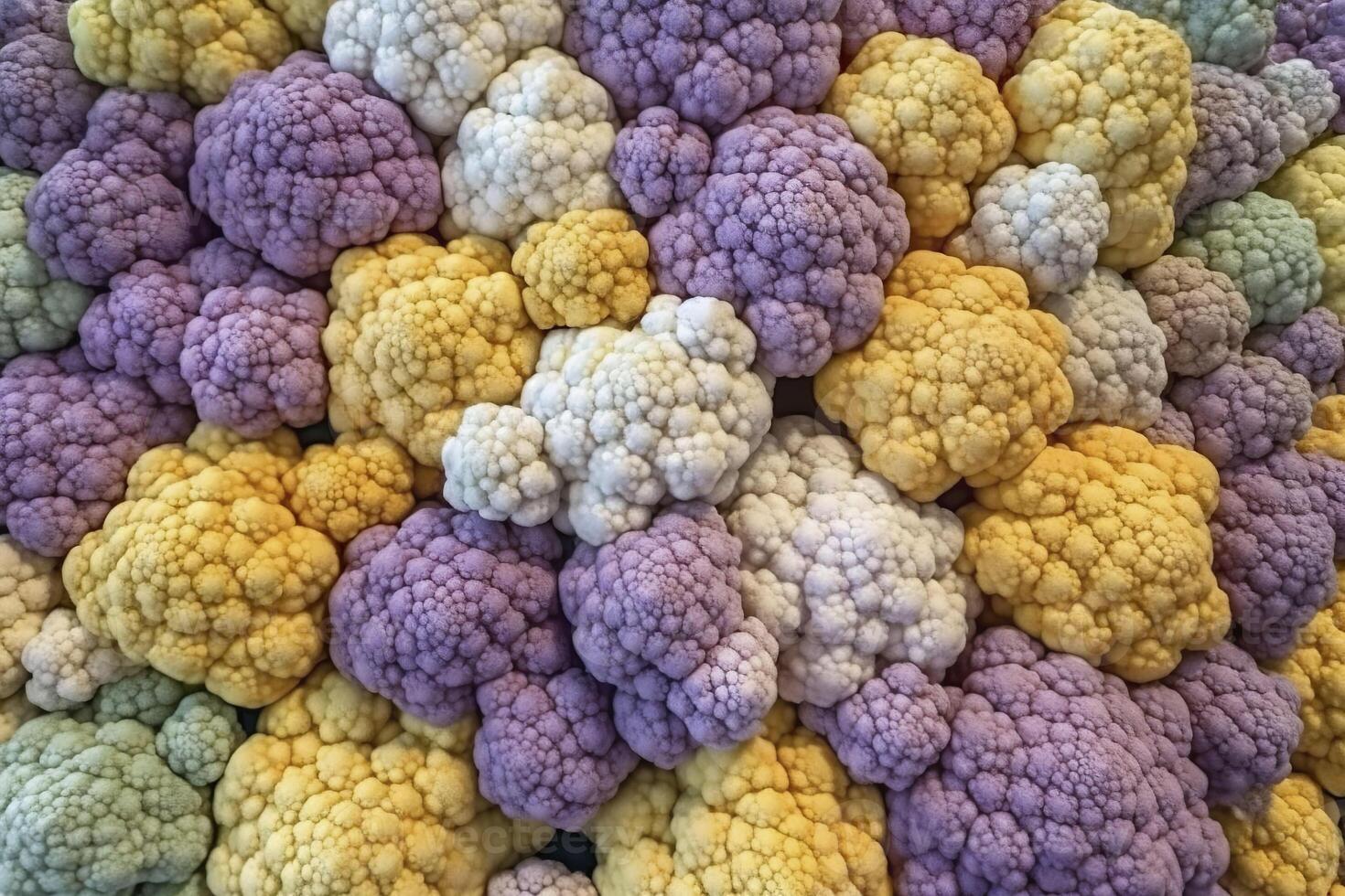 Cauliflower background. . photo