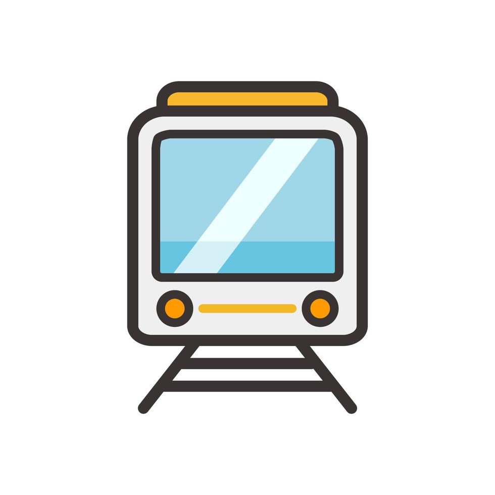 tren icono diseño vector