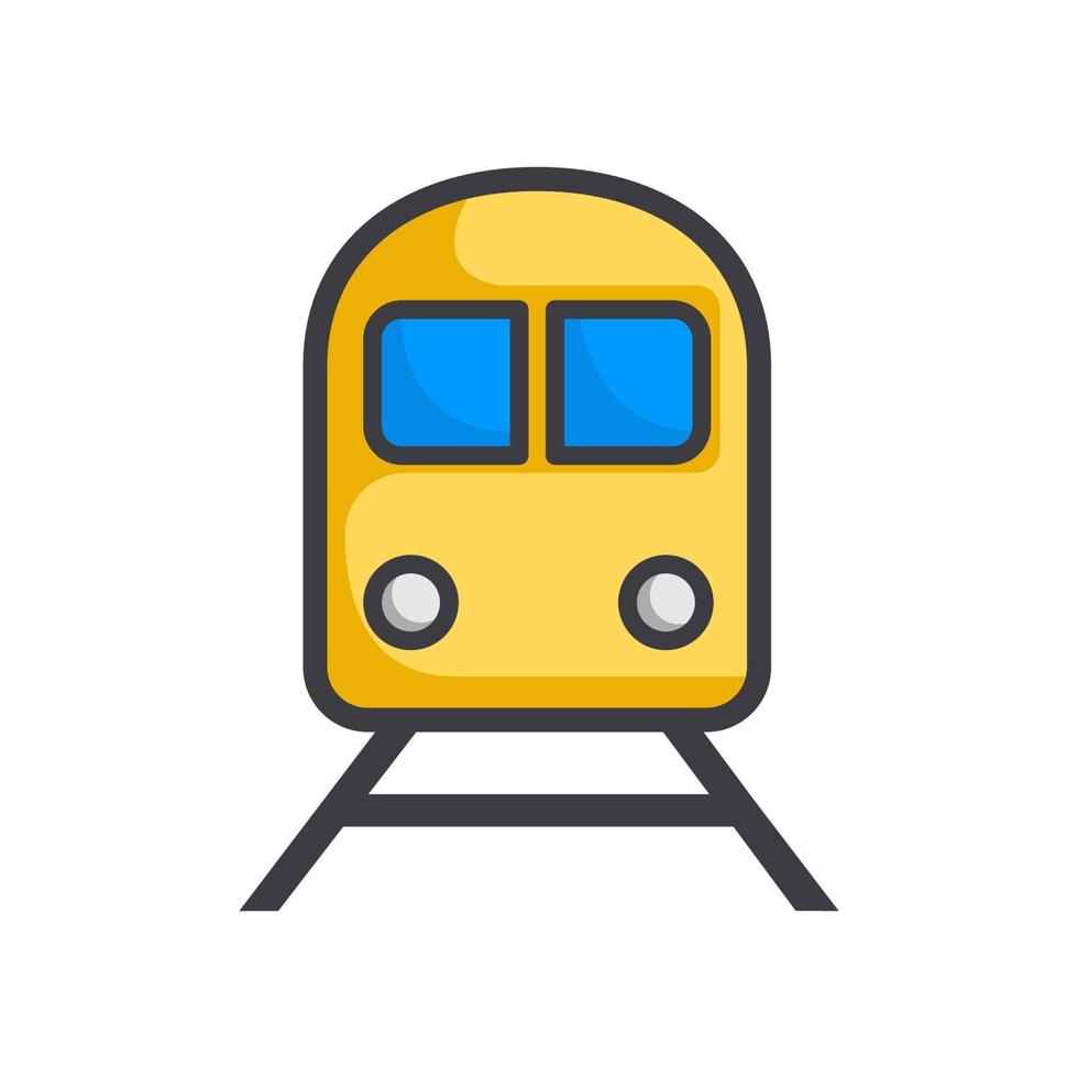 tren icono diseño vector