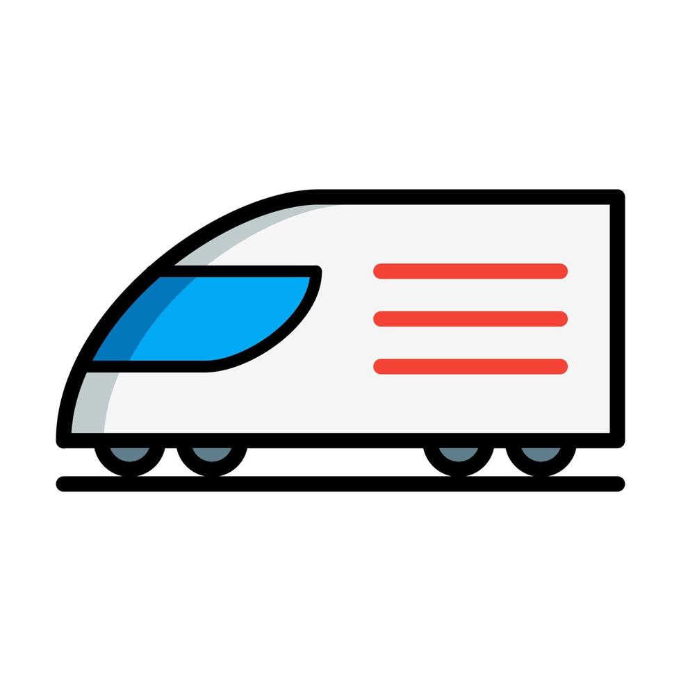 tren icono diseño vector