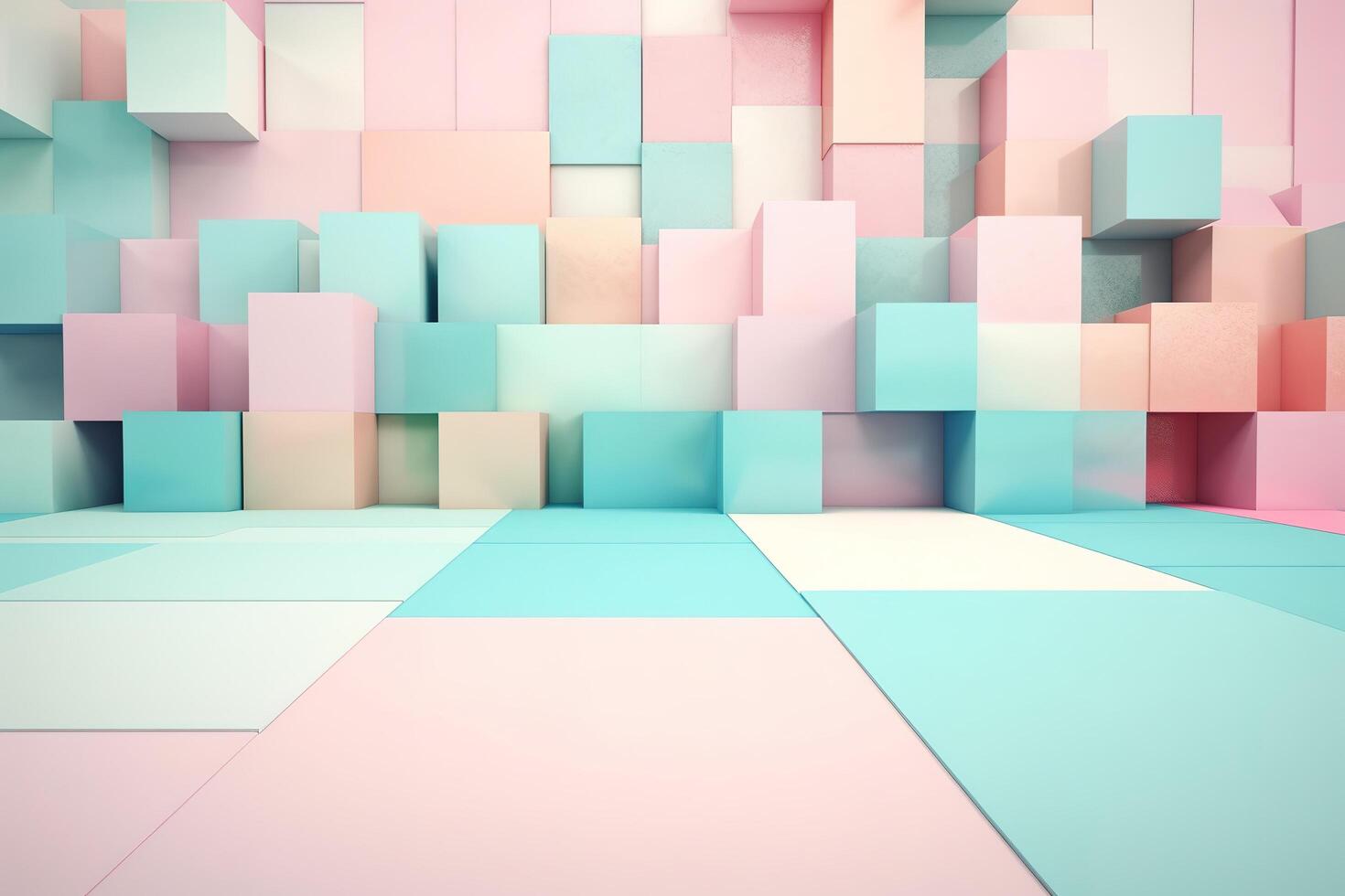 Colorful Abstract Pastel Shape Wallpaper Illustration Background with photo