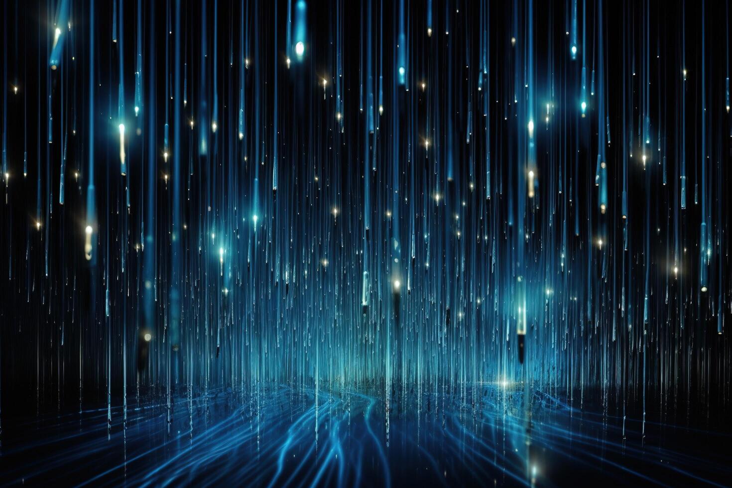 Blue Light Line Drop Stars Abstract Background Illustration with photo