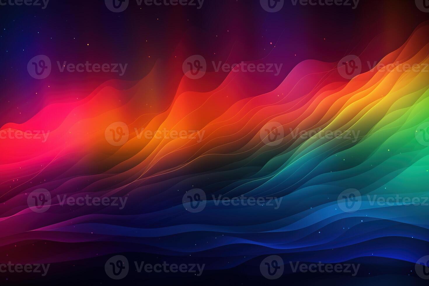 Colorful Aurora Abstract Background Illustration with photo