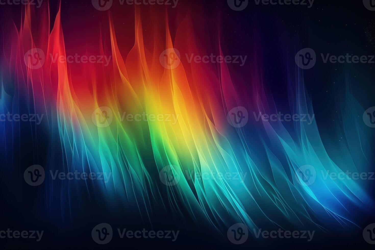 Colorful Aurora Abstract Background Illustration with photo