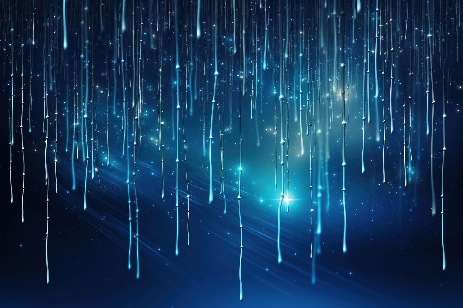 Blue Light Line Drop Stars Abstract Background Illustration with photo