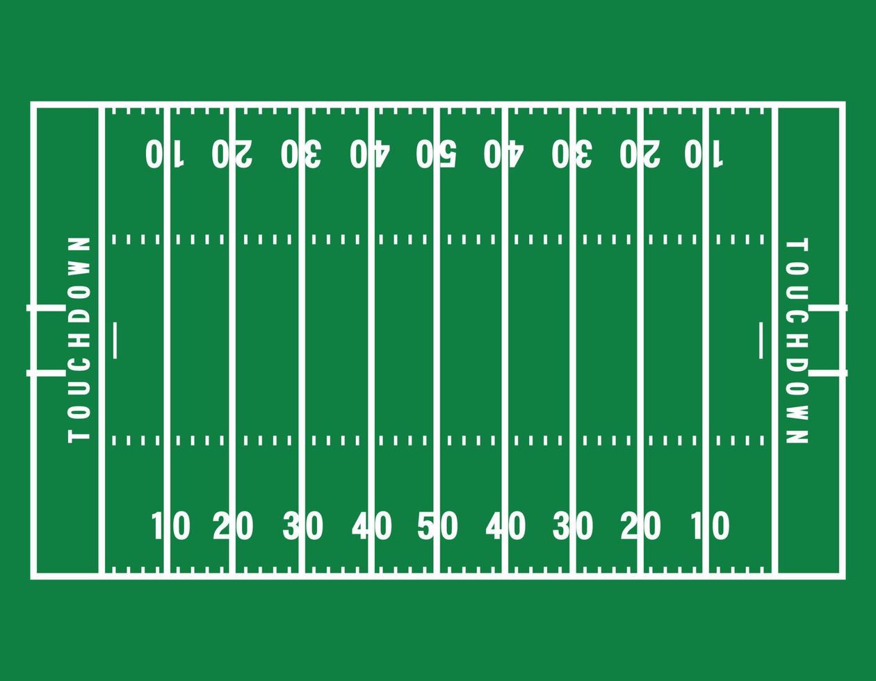 American Football Field vector