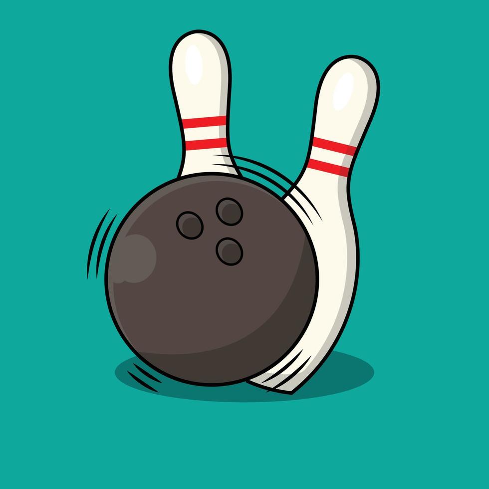 Bowling The Illustration vector