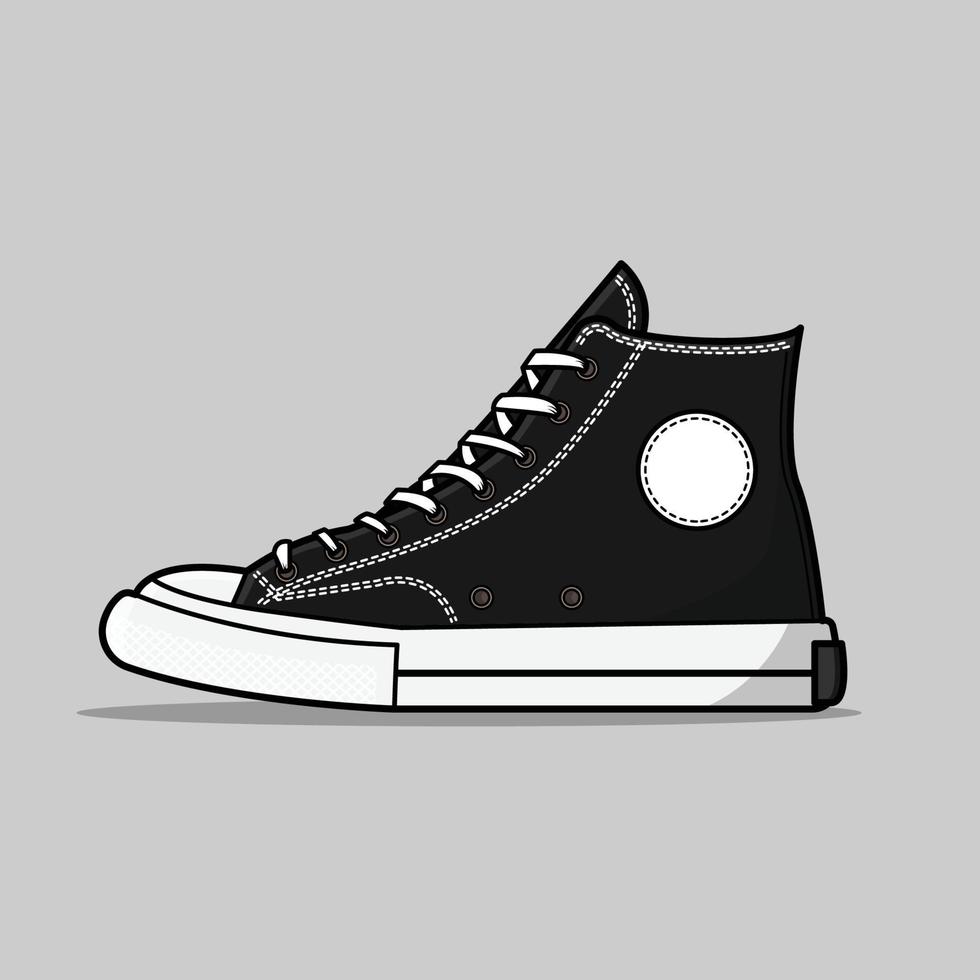 Casual Sneakers for Skateboarding vector