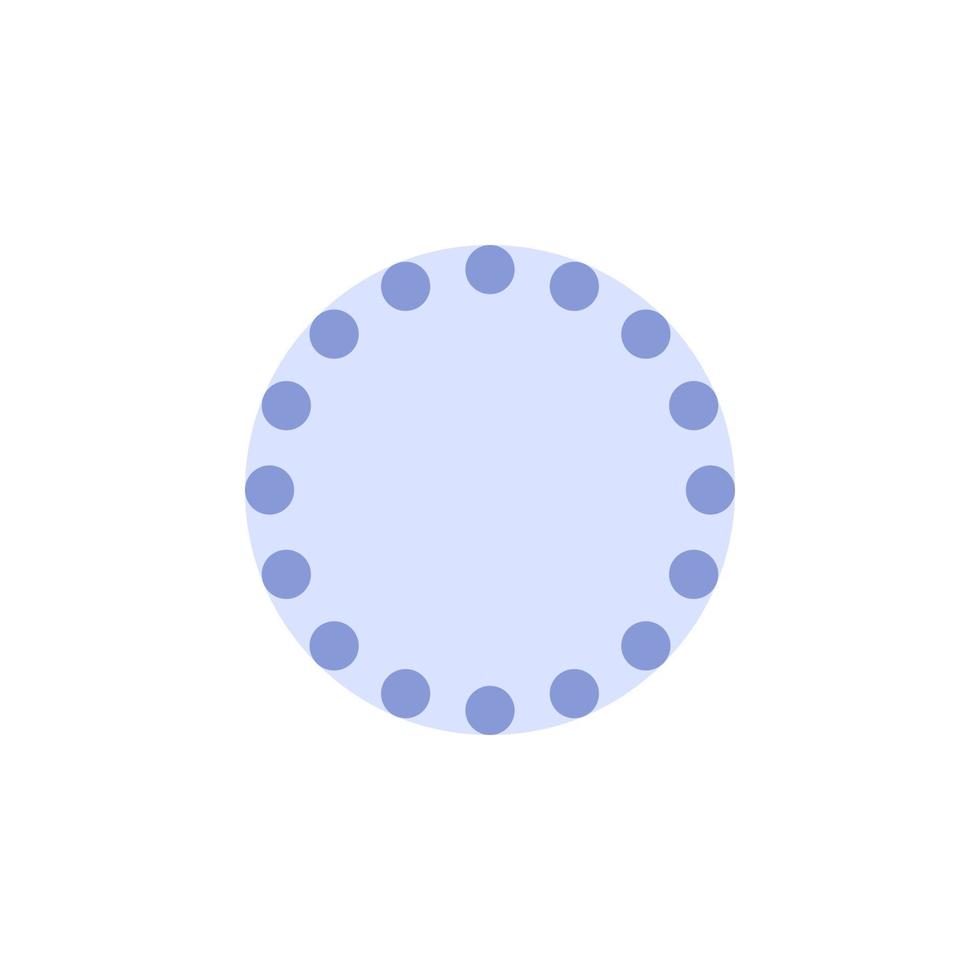 dots, badge vector icon illustration