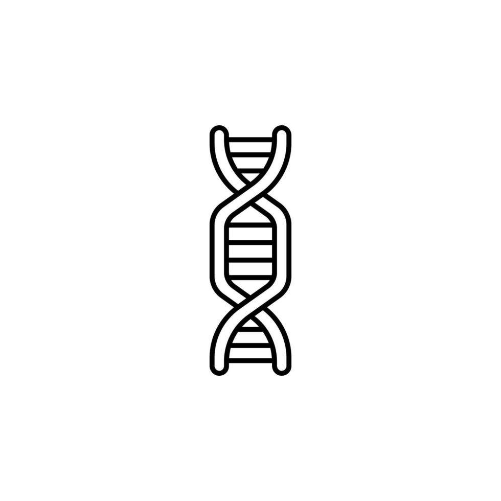 DNA vector icon illustration