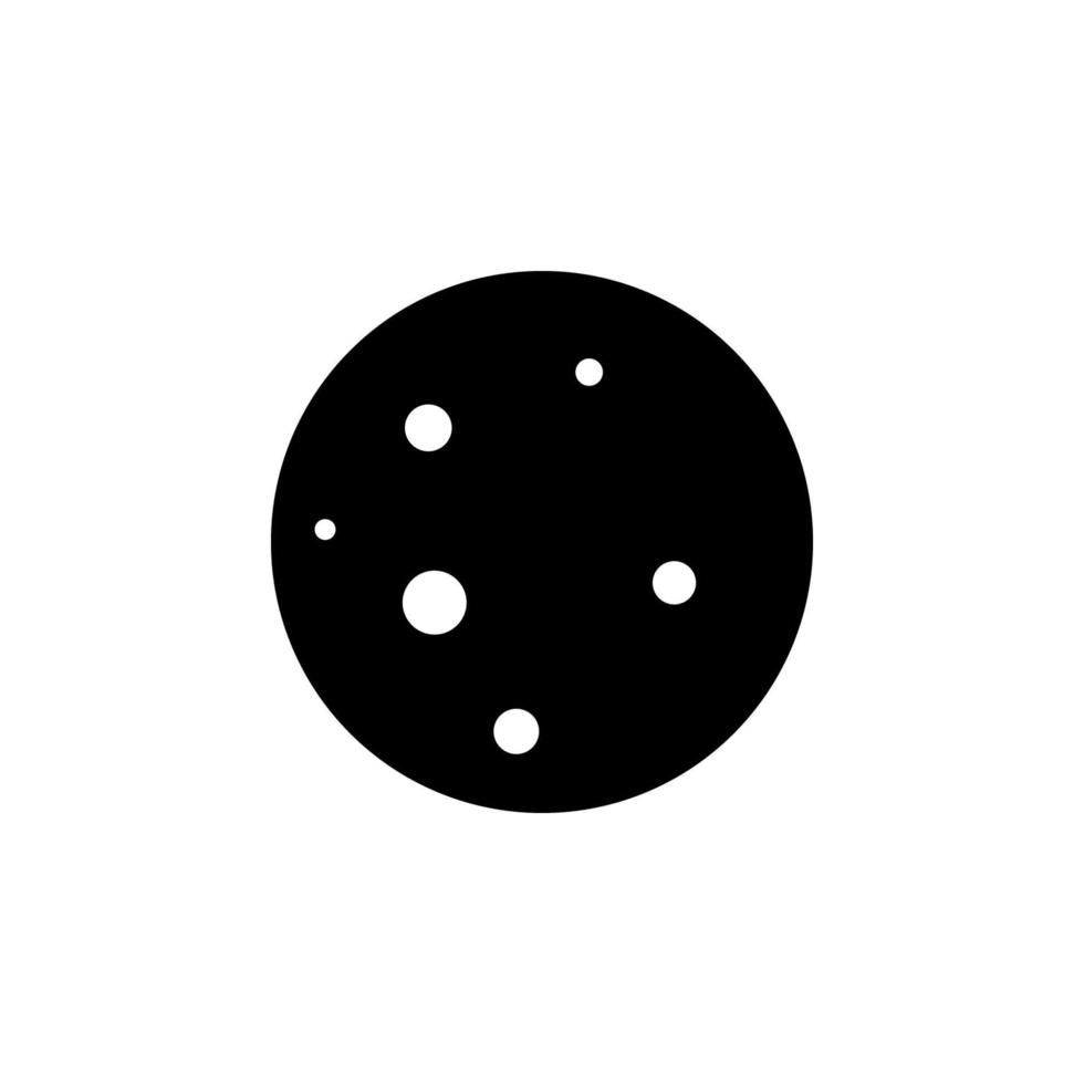 moon vector icon illustration