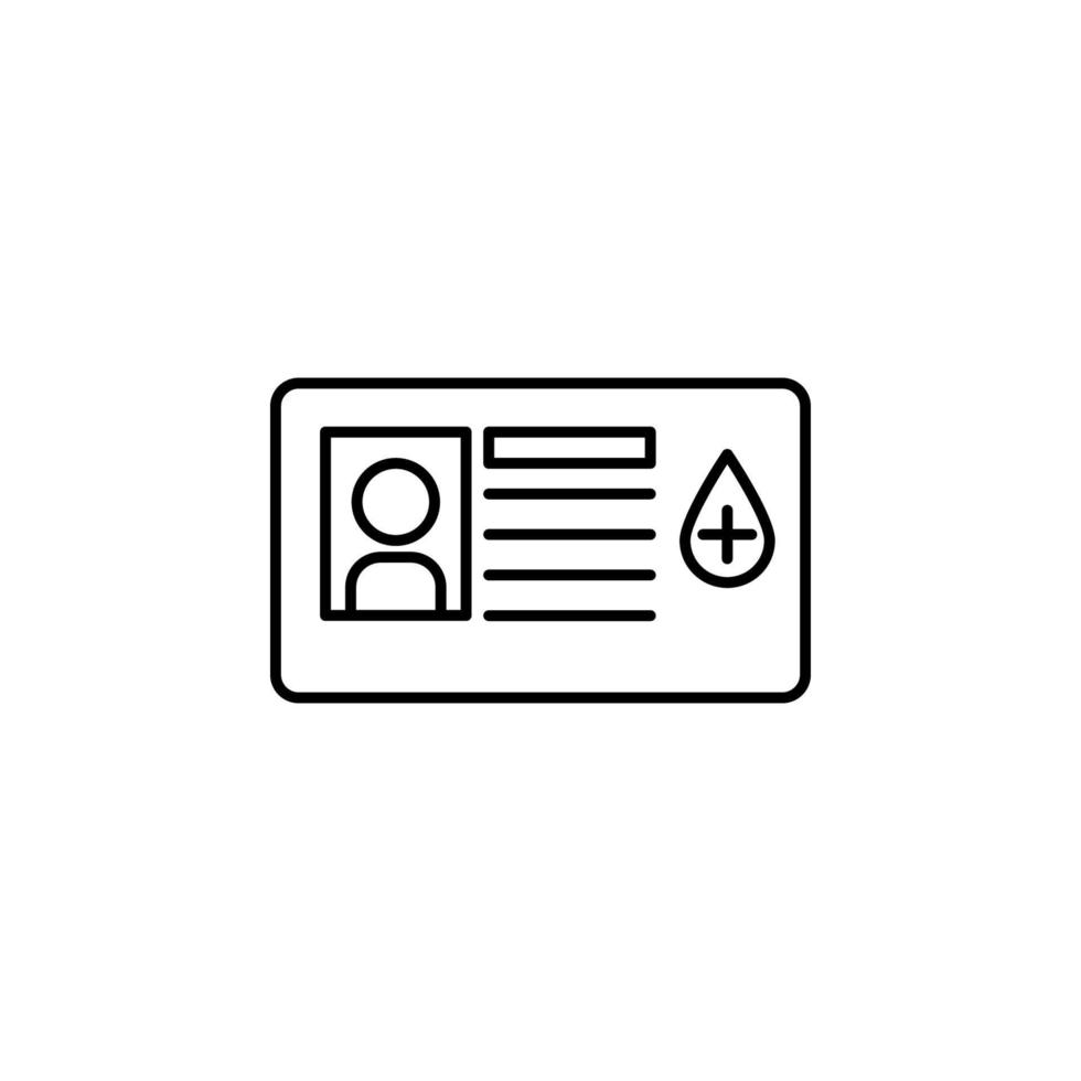 blood donation, card vector icon illustration