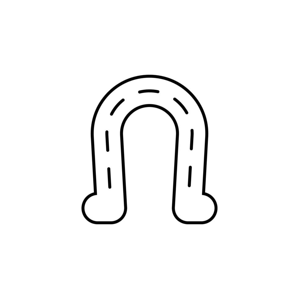horseshoe, hoof, Ireland vector icon illustration