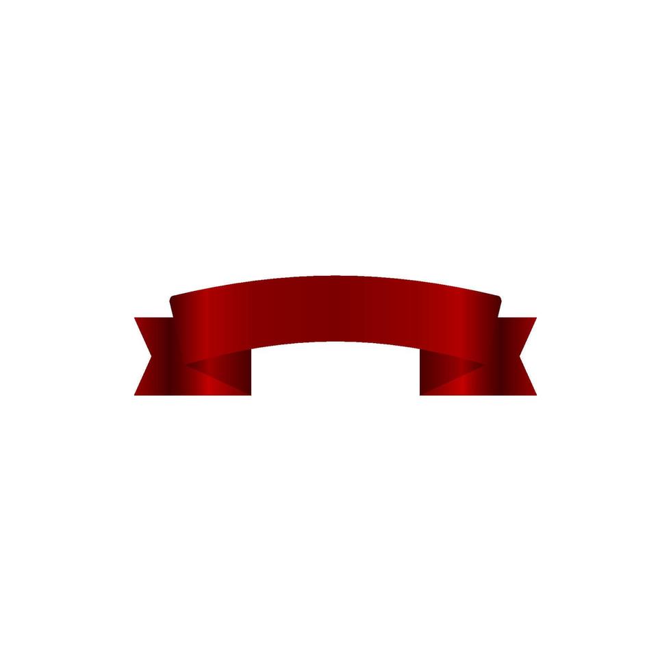 ribbons, red, sash vector icon illustration
