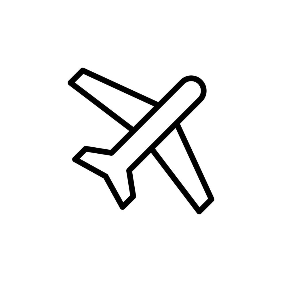 aircraft vector icon illustration