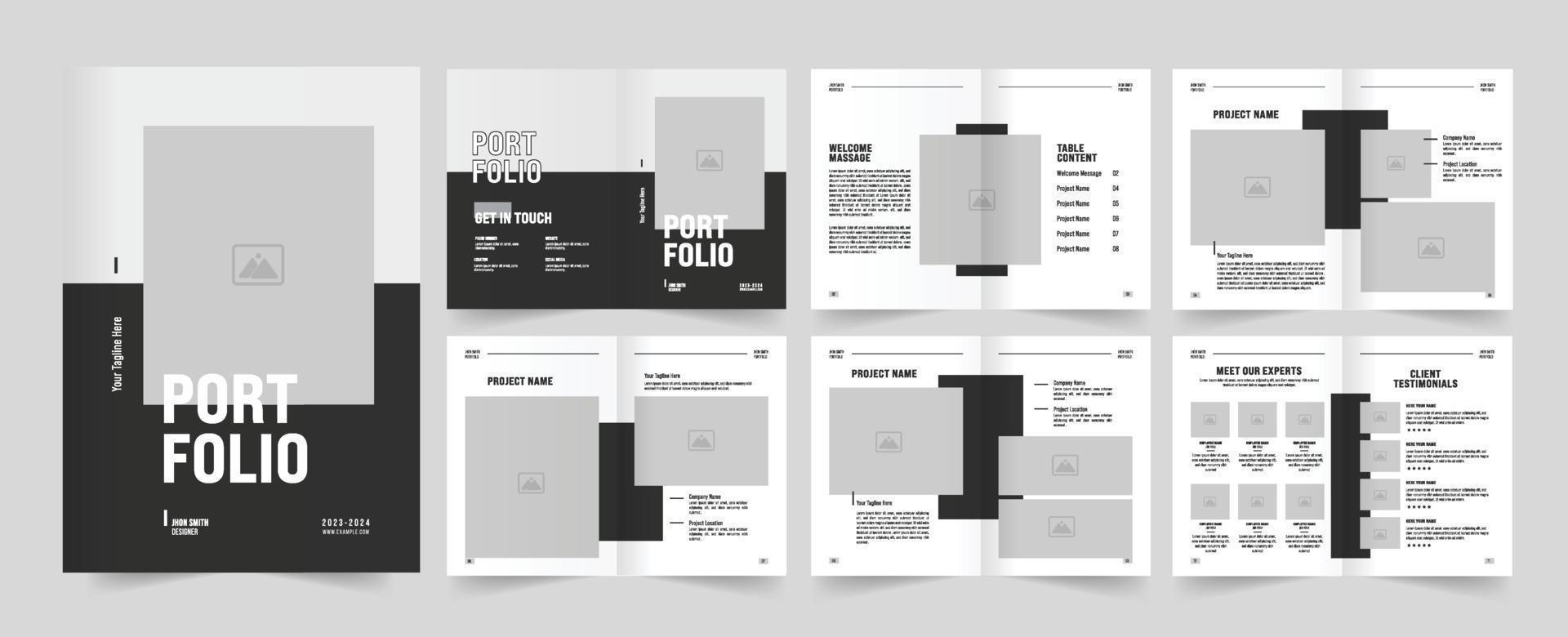 Portfolio Design Or 12 Pages Architecture Portfolio Layout Design 