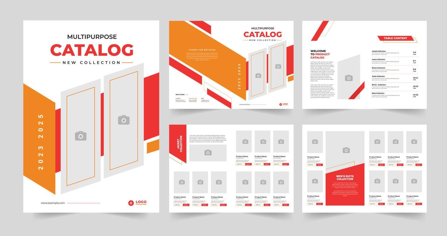 Catalog or Catalogue template vector