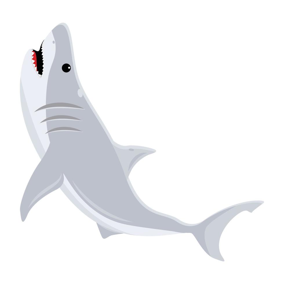 Trendy Shark Fish vector