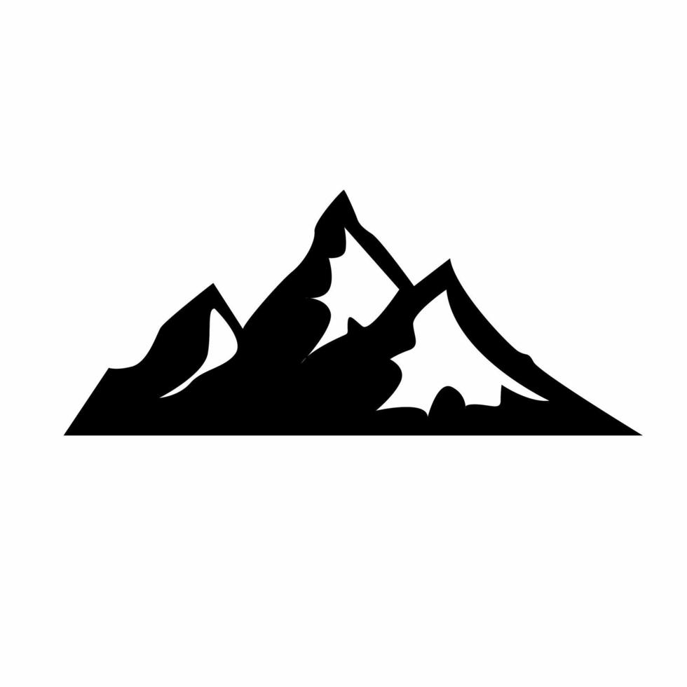 Mountain icon simple vector illustration. Stock vector.