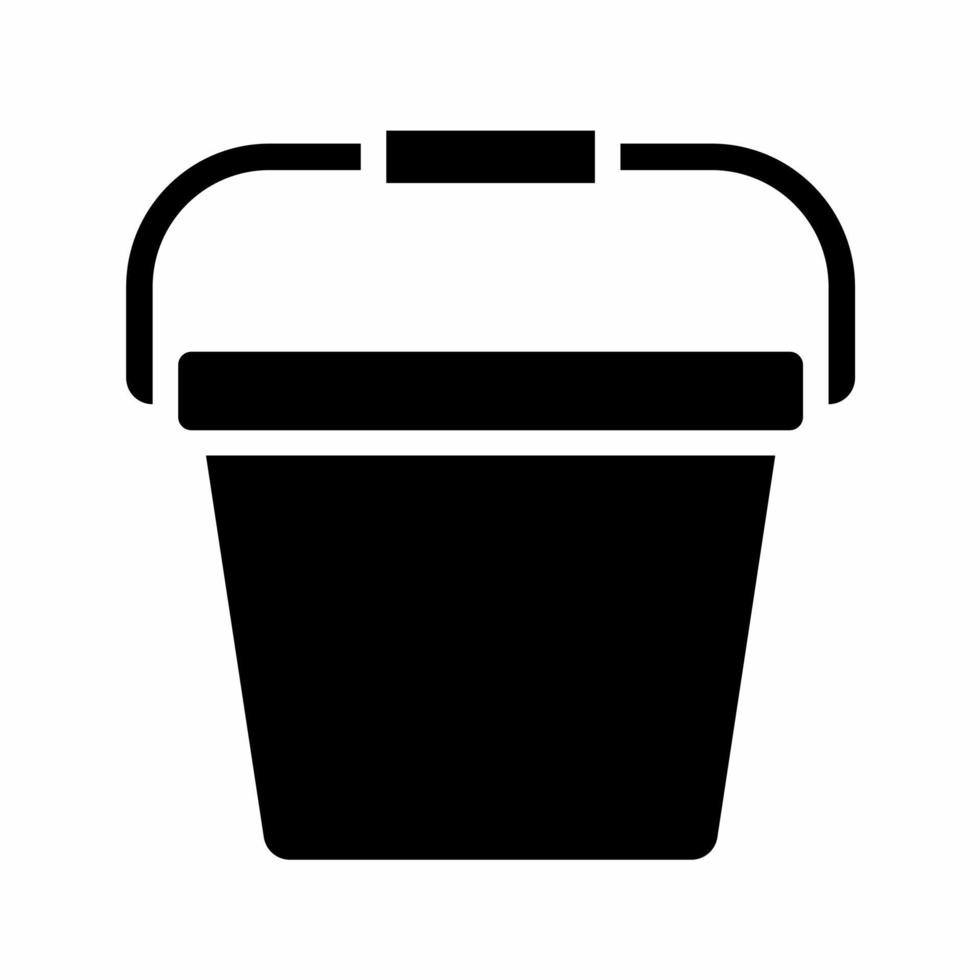 Bucket icon simple vector illustration. Stock vector.