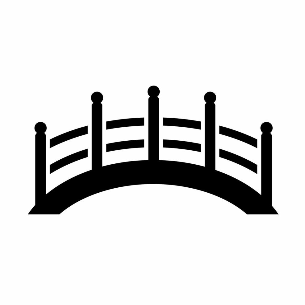 Bridge icon simple vector illustration. Stock vector.